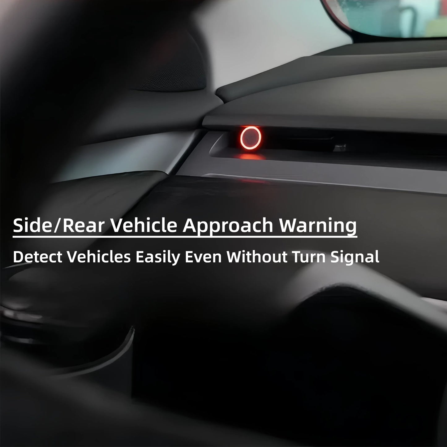 TOPABYTE Blind Spot Monitoring Assist System with RGB Lights for Model 3 2017-2023 & Molde Y 2020-2024
