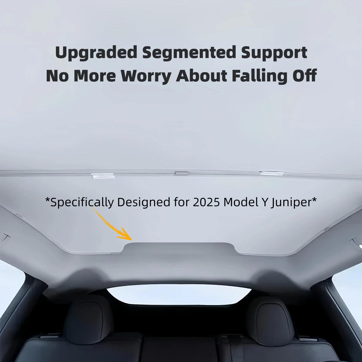 TOPABYTE Roof Sunshade Ice Crystal Net for Model Y 2020-2025 Juniper & Model 3 2018-2025 Highland