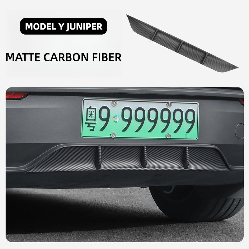 TOPABYTE ABS Car Rear Bumper Diffuser Lip Protection for New Model Y Juniper 2025+