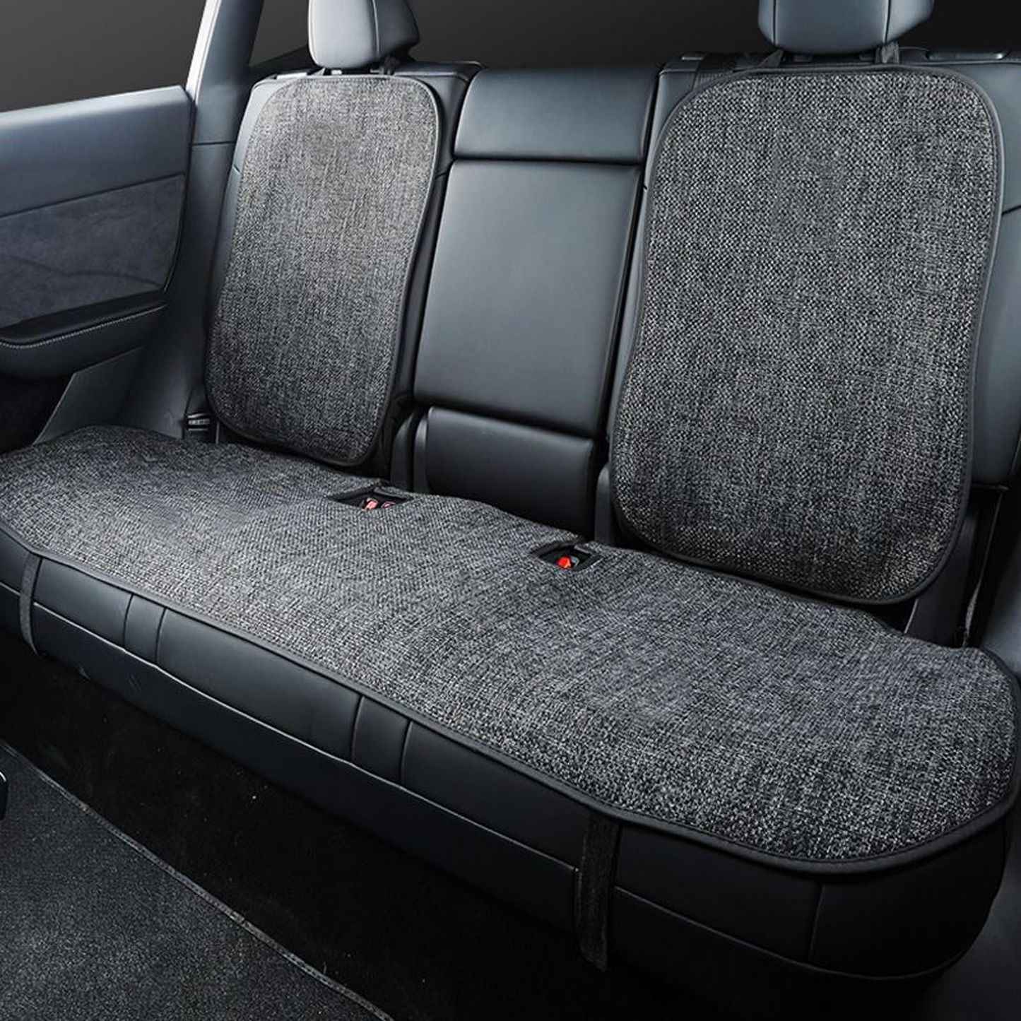 TOPABYTE Car Seat Linen Cushion for Model Y 3 2019-2025 Highland Juniper