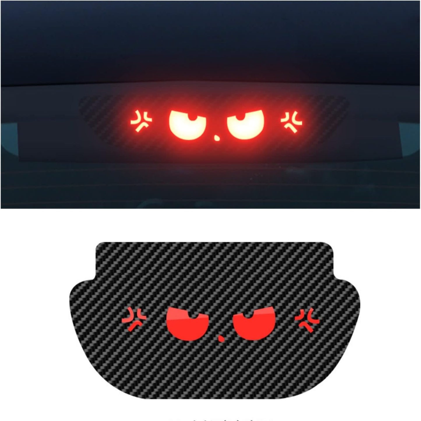 TOPABYTE High-mounted Lamp Garnish / High Brake Light Sticker for All Model 3 & Y 2017-2025