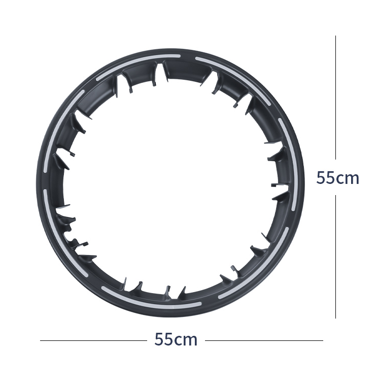 Topabyte All-in-One Rim Protector con striscia luminosa per Model 3 Highland 2024 2025 ruote da fotone da 18 pollici (4pc)