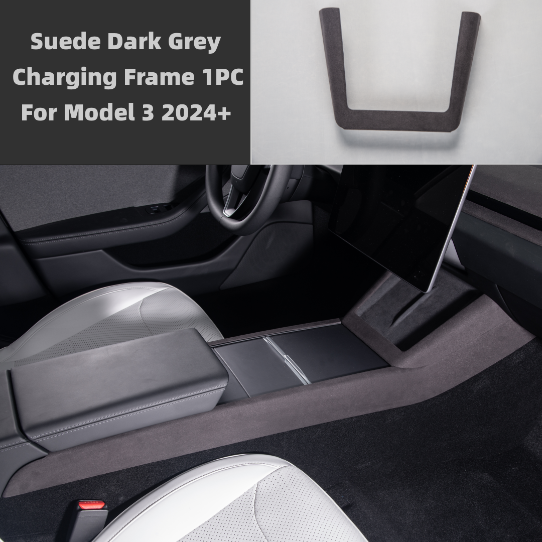 TOPABYTE Center Console Side Trim & Frame Cover Interior Decoration for New Model Y 2025 Juniper & Model 3 2024+ Highland