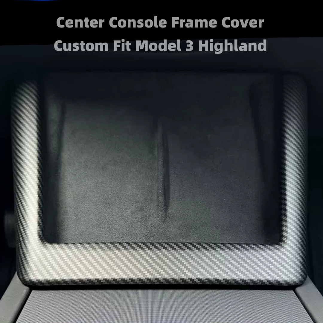 TOPABYTE Center Console Side Trim & Frame Cover Interior Decoration for New Model Y 2025 Juniper & Model 3 2024+ Highland