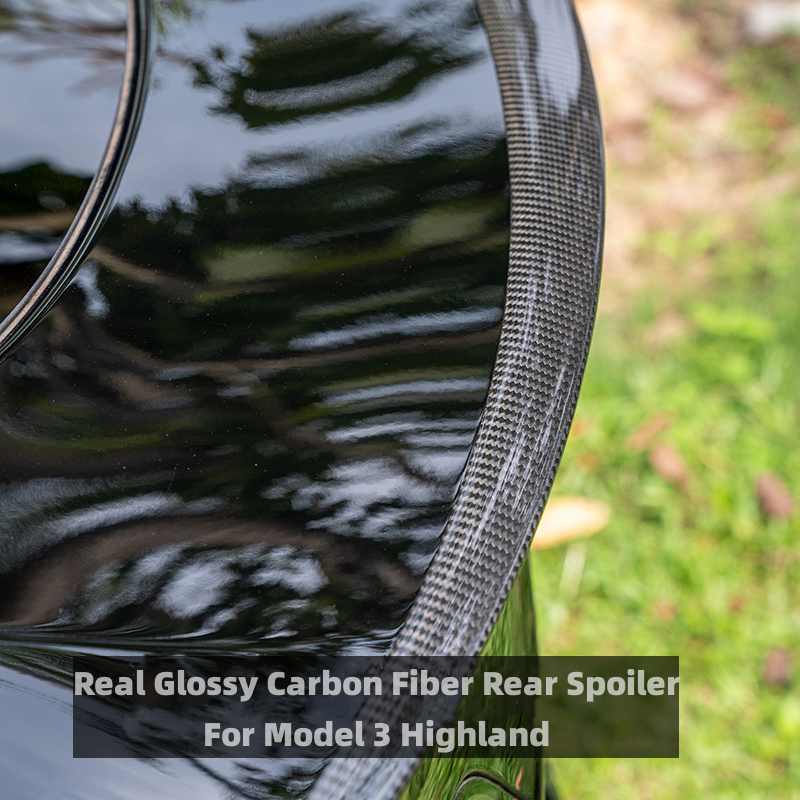 TOPABYTE Rear Spoiler Wing Lip for Model 3 Highland 2024 2025