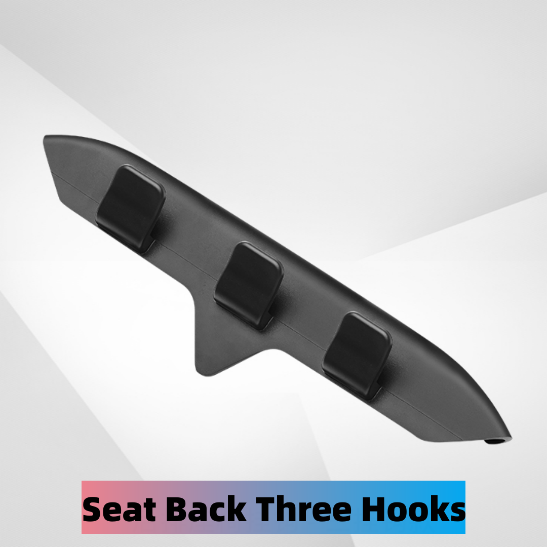 TOPABYTE Seat Back Hooks with Phone Holder for Model 3YSX (Not Sport Seats)