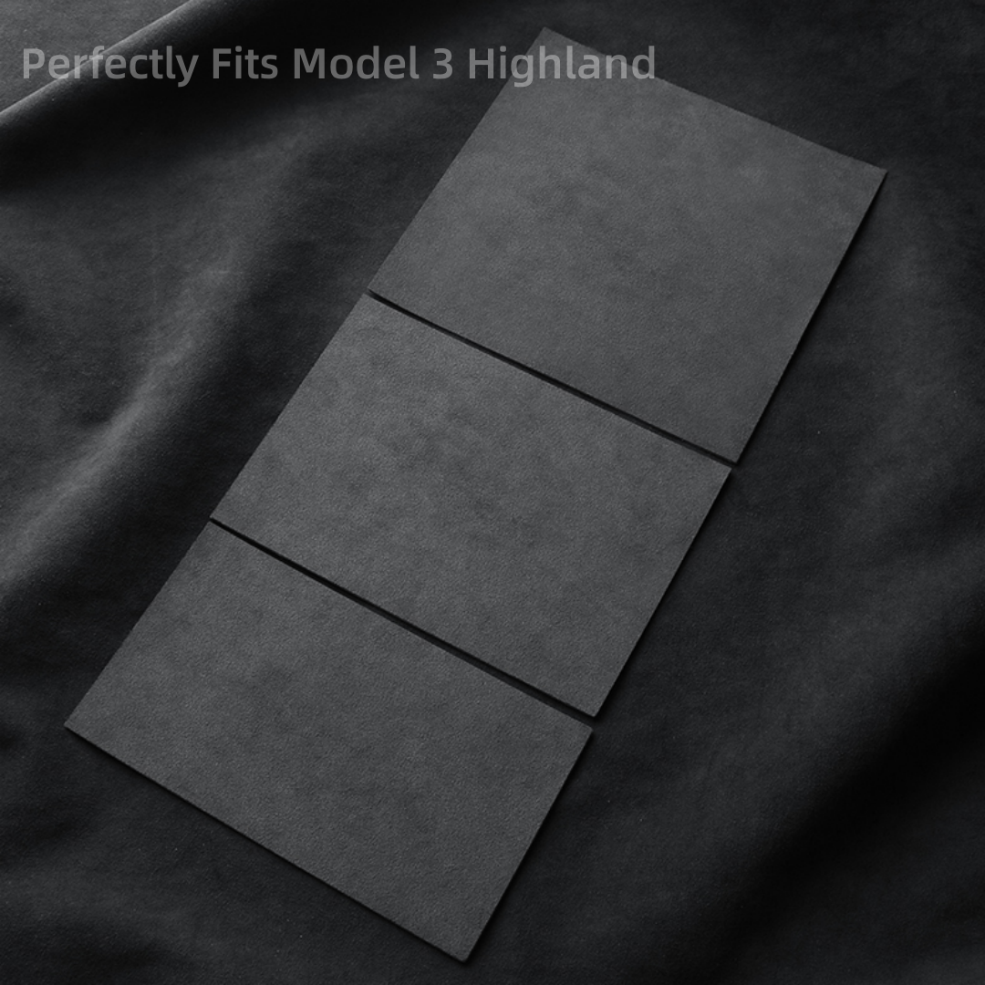TOPABYTE Suede Flocking Wrap Kit Protector for Model 3 Y 2021-2025+ Highland/Juniper