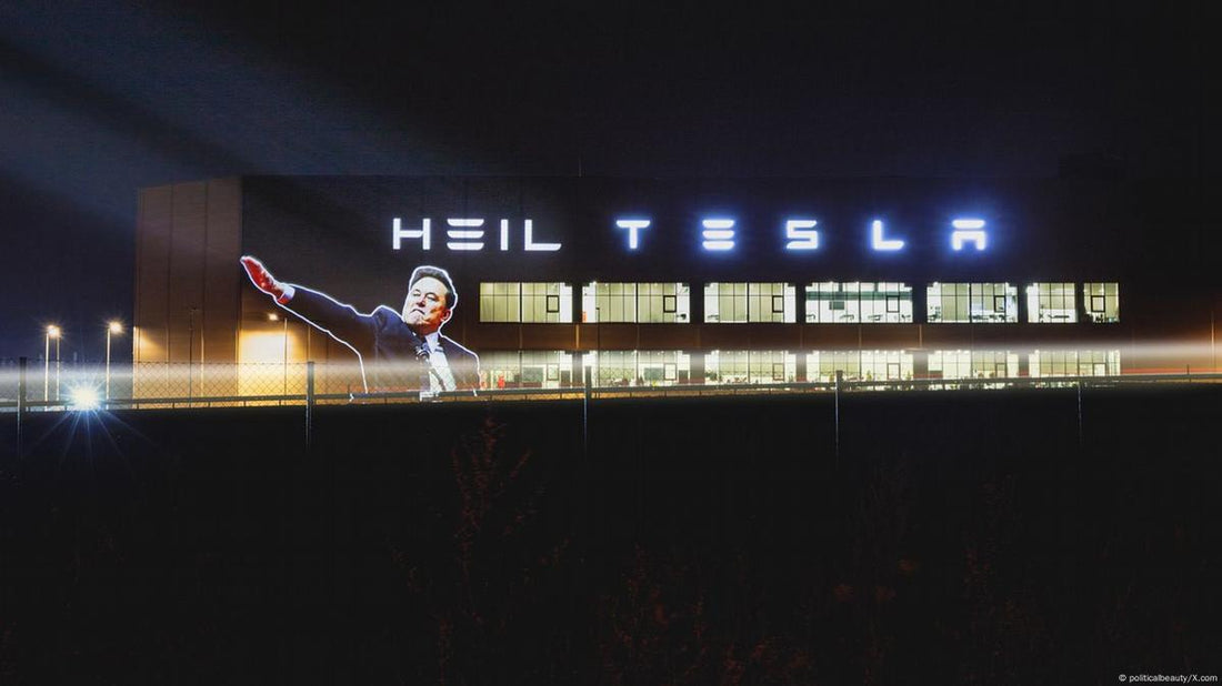 German Police Investigate Controversial Projection of Musk Salute at Tesla Factory