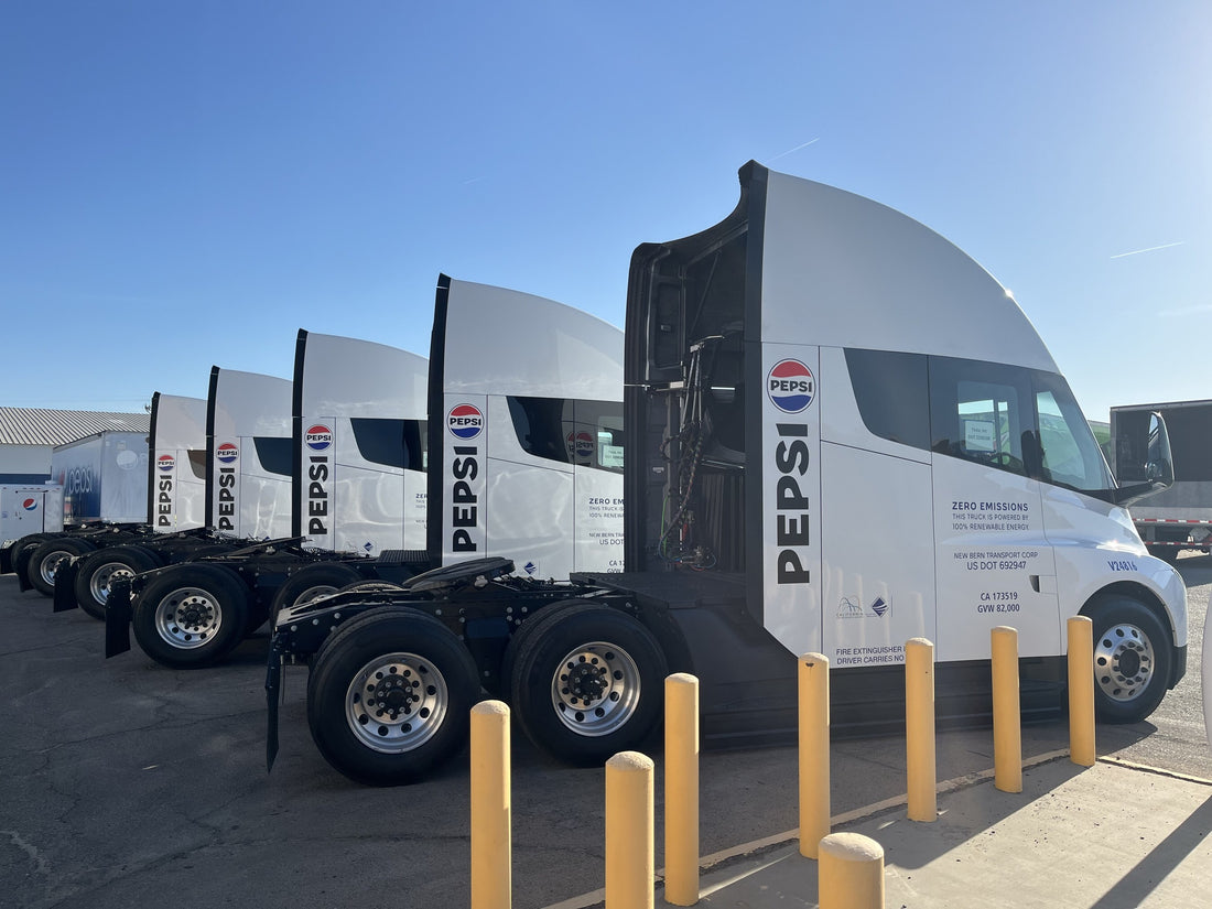 PepsiCo to Enhance EV Fleet in California with Tesla Trucks and Ford Vans