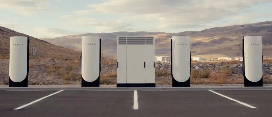 Tesla Unveils 500 kW Charging with V4 Supercharger Cabinets