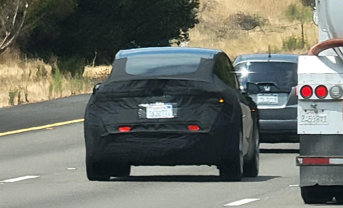 Camouflaged Tesla Model Y Prototype "Juniper" Spotted on US Roads Again