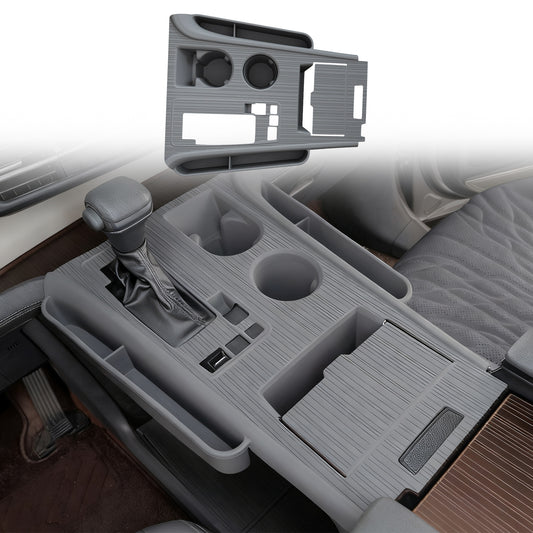 Center Console Cover Organizer Tray for Sienna 2021-2025 2026 | Silicone Central Control Organizer Gear Shift Panel Trim Cover for Sienna Accessories Matches Original Car Interior Color