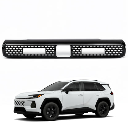 For Toyota RAV4 2026 Accessories Interior Center Console Air Conditioner Switch Button Cover Trim Central Central Air Conditioning Cover Decoration - Glossy Black