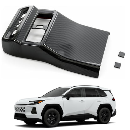 For Toyota RAV4 2026 Car Interior Accessories, Rear Armrest Air Outlet Vent Cover Trim, ABS Plastic Frame Decorative Overlay, Anti-Scratch & Easy to Install, Interior Styling for 2026 RAV4