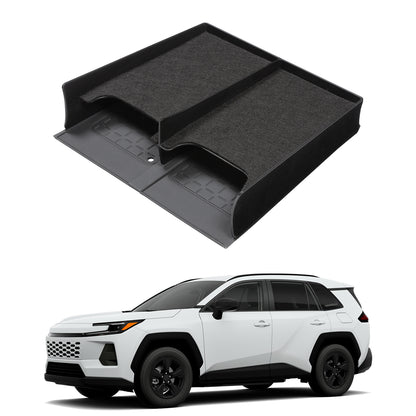 For Toyota RAV4 2026 Wireless Charging Protective Mat & Center Console Storage Protective Mat, Interior Accessories Silicone Anti-Slip Console Cover Pad for RAV4 2026 Accessories -2PC
