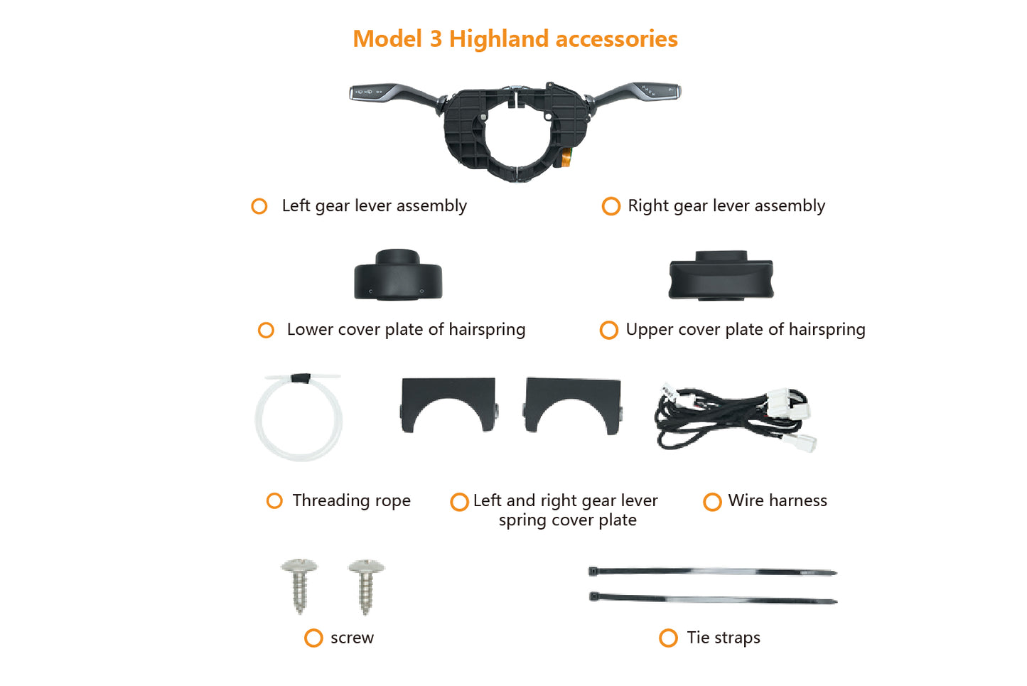 Topabyte Intelligent Gear Shifter para el modelo 3 Highland 2024 2025 y el modelo S/x 2022+