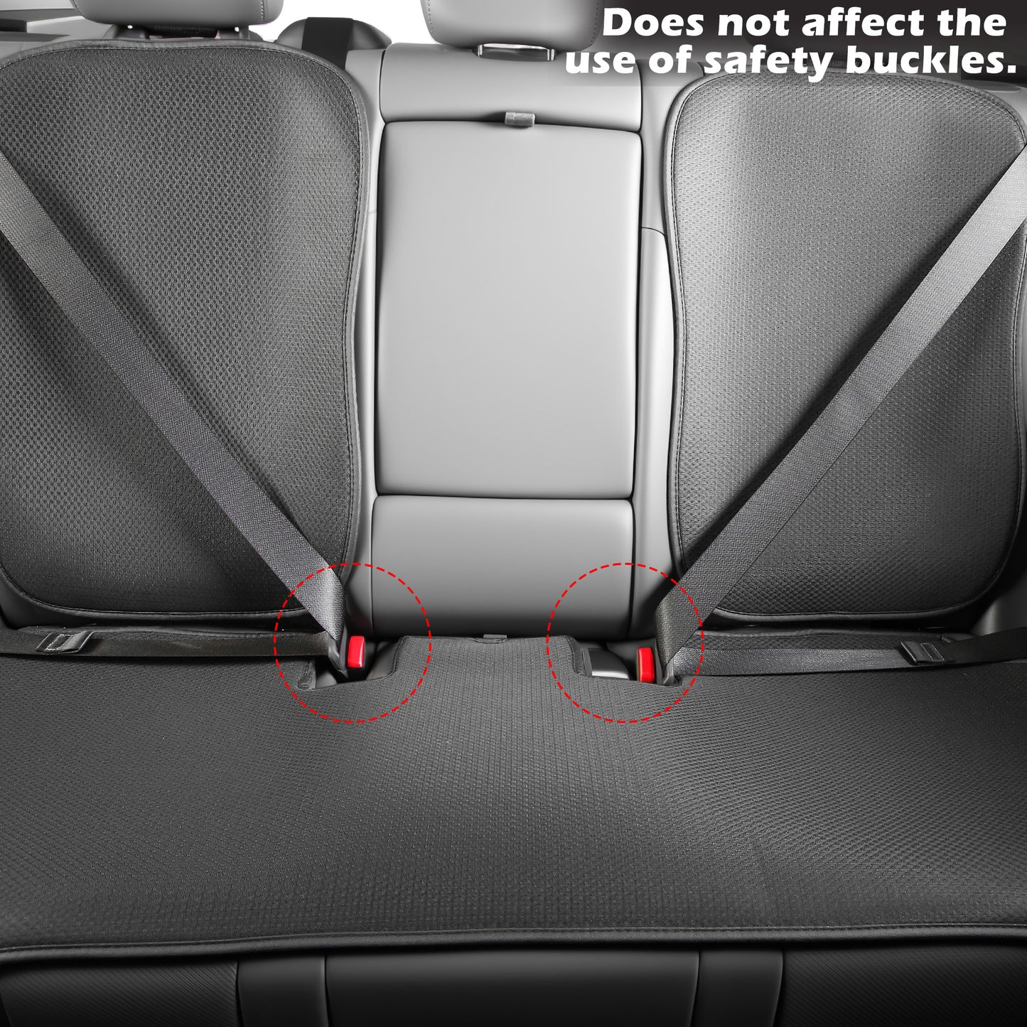 Ice Silk Rear Seat Cushion for Toyota RAV4 2026 2025-2019 Car seat Protection Cover Soft and Non-Slip Car Seat Protector for RAV4 2026 2025-2019 Launch Series Accessories