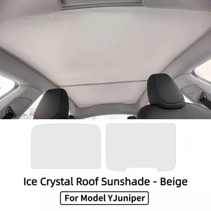Topabyte Roof Sunshade Ice Crystal Net pour le modèle Y 2020-2025 Juniper & Model 3 2018-2025 Highland