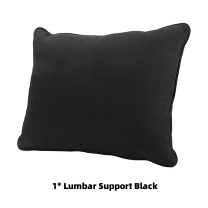 TOPABYTE Premium Memory Foam Headrest and Lumbar Support