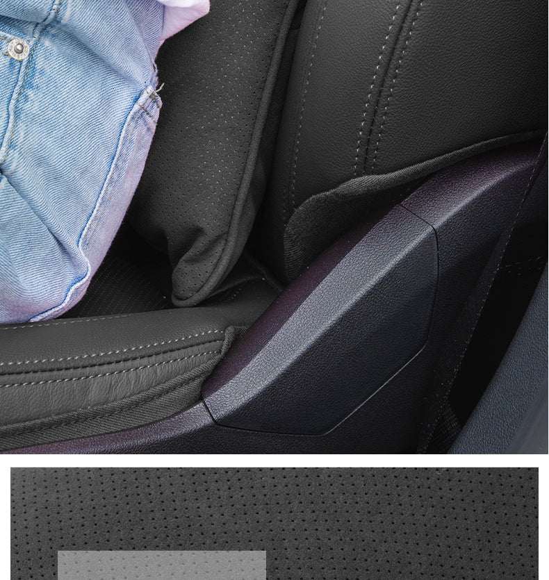 TOPABYTE Premium Memory Foam Headrest and Lumbar Support