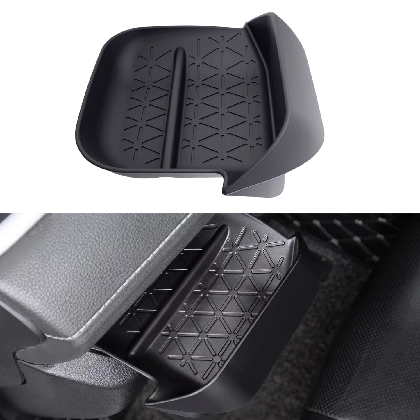 Center Console Driver Drawer Box for Toyota RAV4 2019-2025 ABS Drawer Storage Interior Box Drawer Handle Design for RAV4 Interior Accessories
