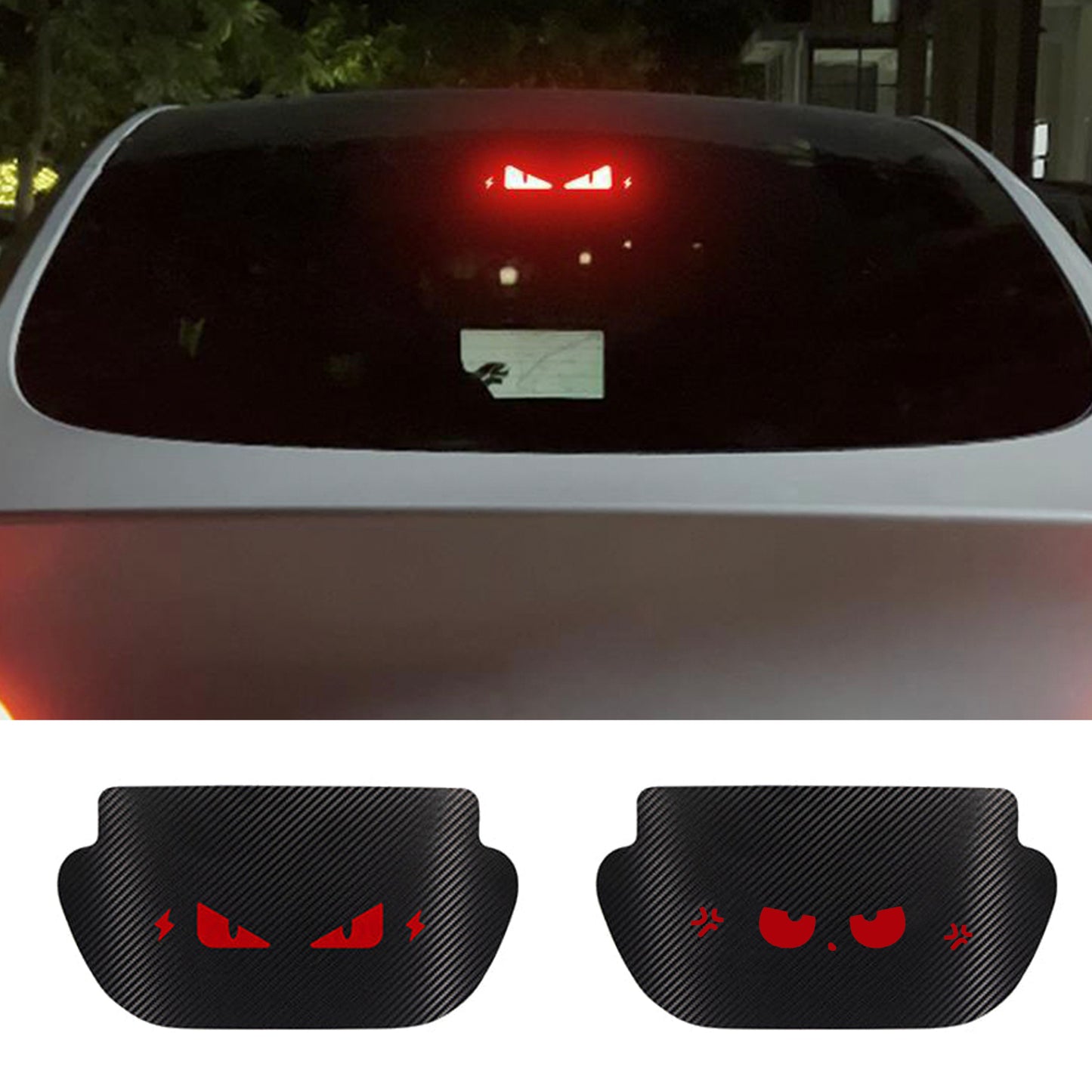 TOPABYTE High-mounted Lamp Garnish / High Brake Light Sticker for All Model 3 & Y