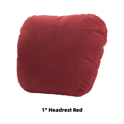 TOPABYTE Premium Memory Foam Headrest and Lumbar Support