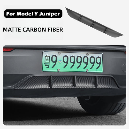 TOPABYTE ABS Car Rear Bumper Diffuser Lip Protection for New Model Y Juniper 2025+