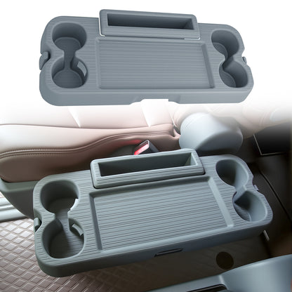 Center Console Table Tray Cover for Sienna 2021 2022 2023 2024 2025,Second Row Seat Silicone Table Plate Cover for Sienna Interior Accessories,Only for Sienna SE XLE XSE