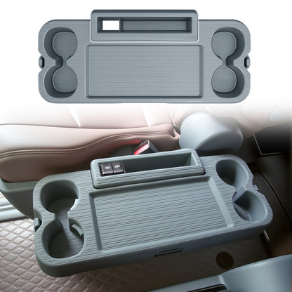 Center Console Table Tray Cover for Sienna 2021 2022 2023 2024 2025,Second Row Seat Silicone Table Plate Cover for Sienna Interior Accessories,Only for Sienna LTD/Platinum