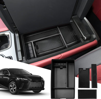 TOPABYTE Organiseur d'accoudoir de console centrale compatible avec Lexus NX 2022-2024 (1 paquet)
