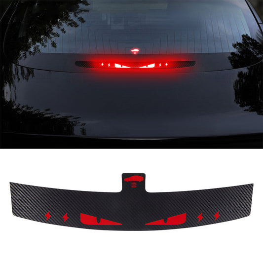 TOPABYTE High-mounted Lamp Garnish / High Brake Light Sticker for Model 3 & Y