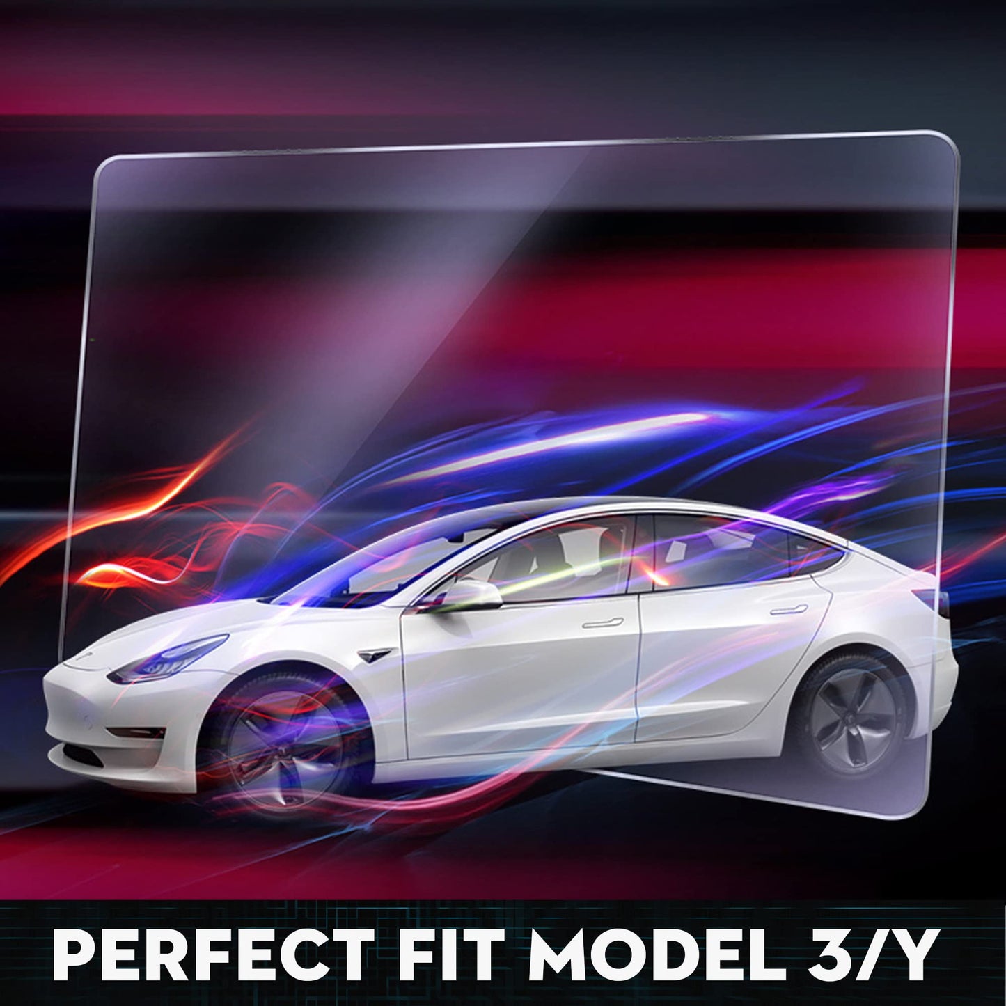 TOPABYTE Center Control Screen Protector for Model 3 Y S X Dashboard