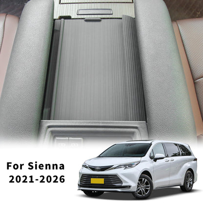 Center Console Cover for Sienna 2021 2022 2023 2024 2025 2026 Sienna Accessories,Silicone Armrest Cover Interior Accessories