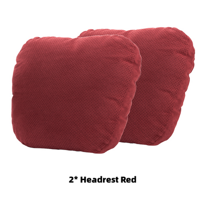 TOPABYTE Premium Memory Foam Headrest and Lumbar Support