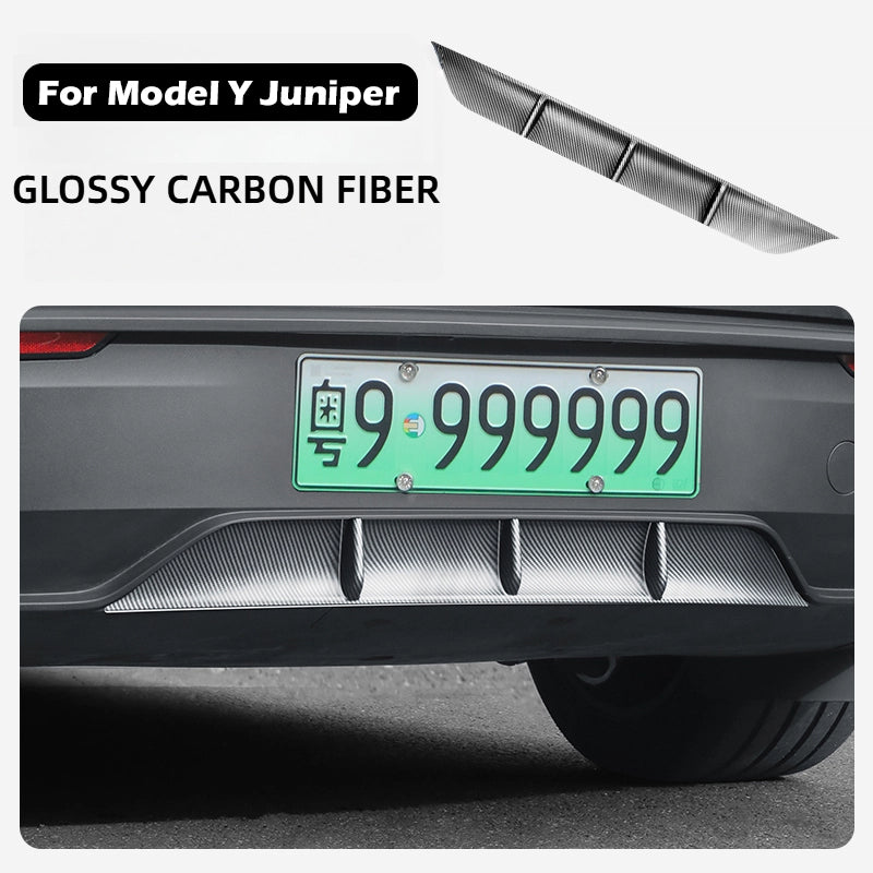 TOPABYTE ABS Car Rear Bumper Diffuser Lip Protection for New Model Y Juniper 2025+