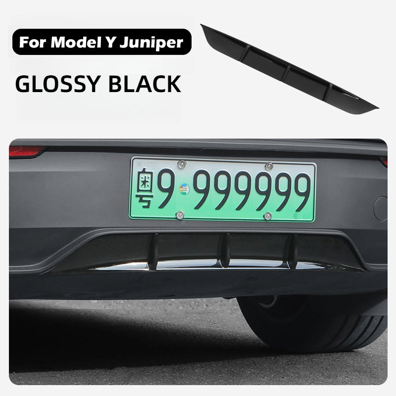 TOPABYTE ABS Car Rear Bumper Diffuser Lip Protection for New Model Y Juniper 2025+