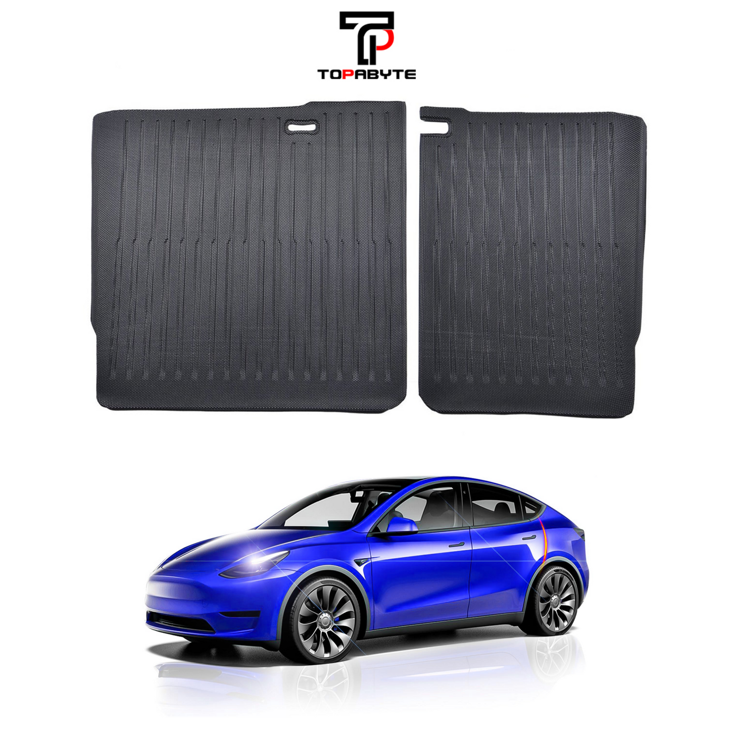 TOPABYTE Second Row Backrest Protector TPE All-Weather Mat for Model 3 2024 Highland & 2023 Before Oct.