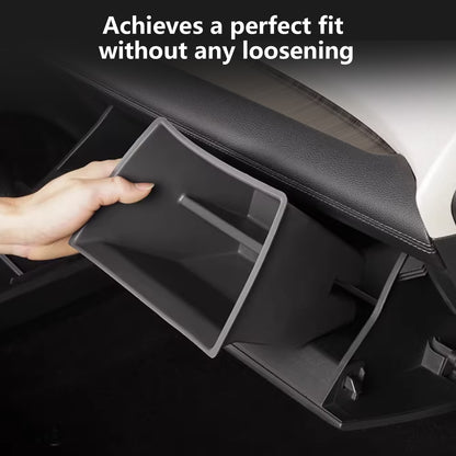 Car Glove Box Organizer Divider for Sienna 2021 2022 2023 2024 2025 2026,Glove Box Partition Divide Space for 2026 Sienna Accessories,Center Console Organizer TPE Storage Accessories