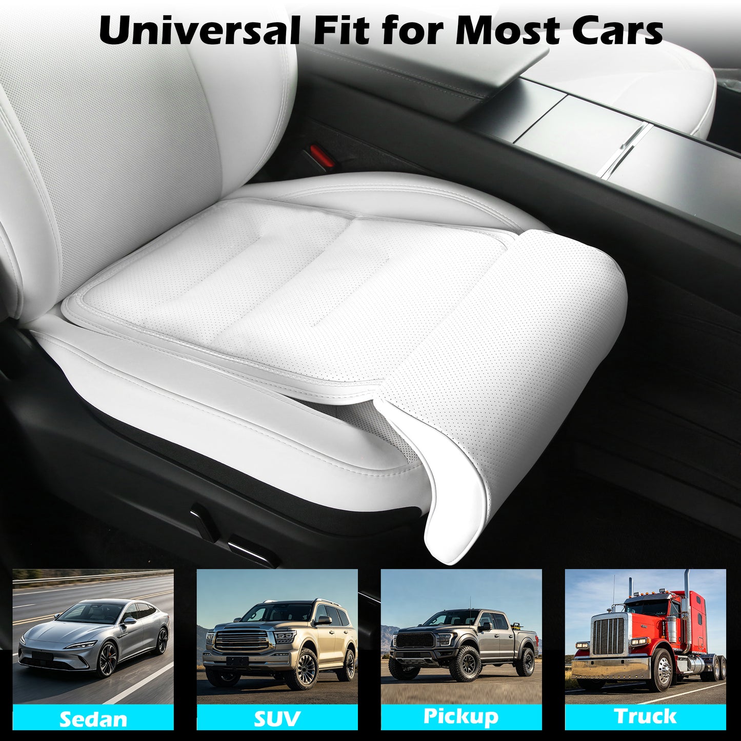 Car Seat Leg Extender Relieve Fatigue Car Seat Cushion with Leg Support for Long Driving, Memory Foam Legs Rest for Office Chairs Leg Support Cushion for Driver