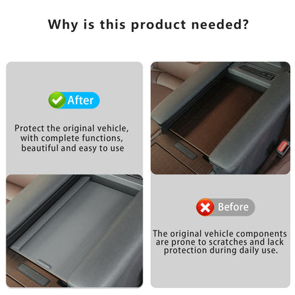 Center Console Cover for Sienna 2021 2022 2023 2024 2025 2026 Sienna Accessories,Silicone Armrest Cover Interior Accessories