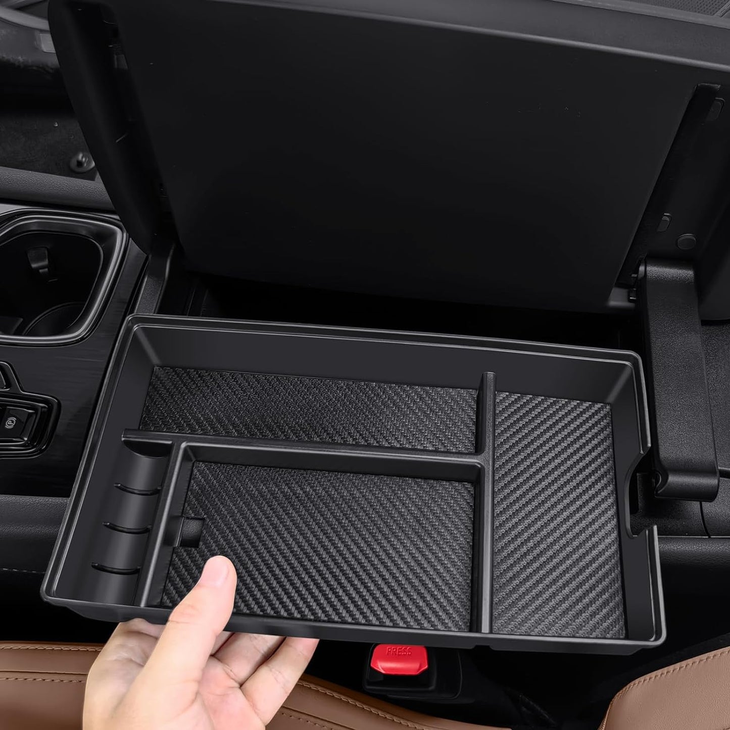 TOPABYTE Organizer per bracciolo console centrale compatibile con Lexus NX 2022-2024 (1 confezione)