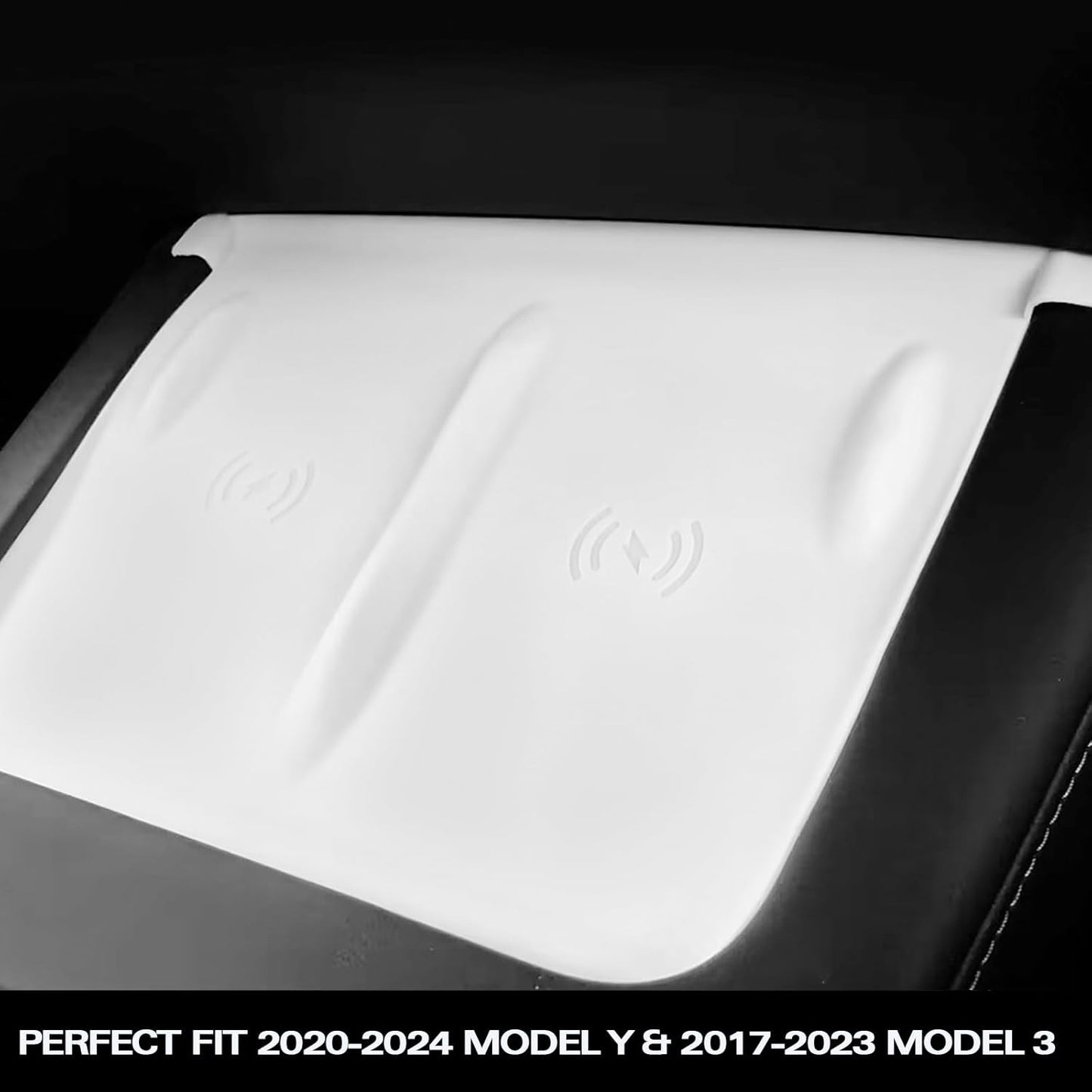 TOPABYTE Center Console Wireless Charging Mat for Model 3 Y