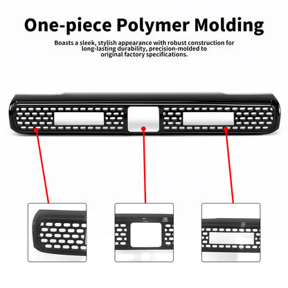 For Toyota RAV4 2026 Accessories Interior Center Console Air Conditioner Switch Button Cover Trim Central Central Air Conditioning Cover Decoration - Glossy Black