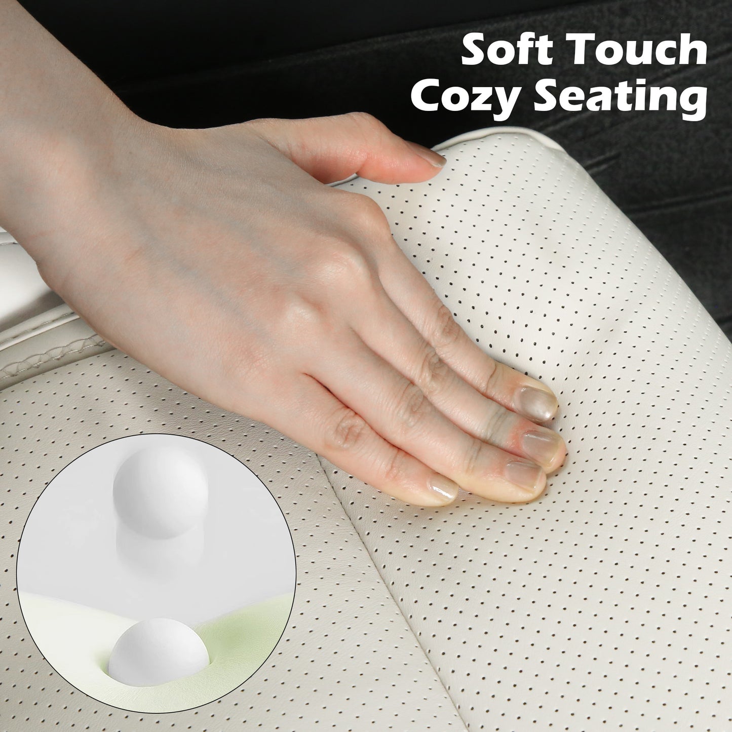 Car Seat Leg Extender Relieve Fatigue Car Seat Cushion with Leg Support for Long Driving, Memory Foam Legs Rest for Office Chairs Leg Support Cushion for Driver