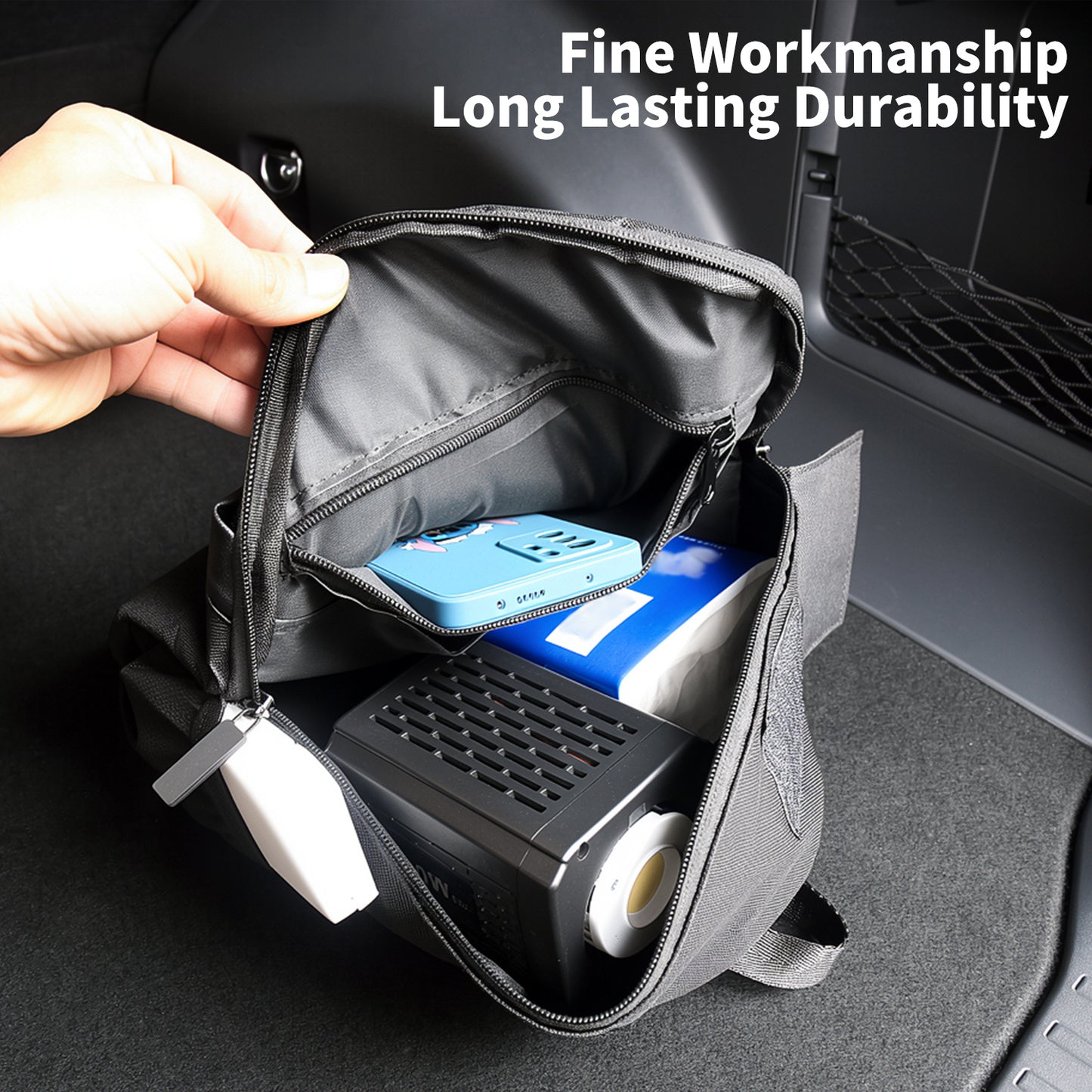 Trunk Storage Bag Suitable for Toyota RAV4 2026 accessories | Made of Oxford Cloth Material that is Durable and Attractive, Easy to Disassemble, and Keeps the Trunk Clean