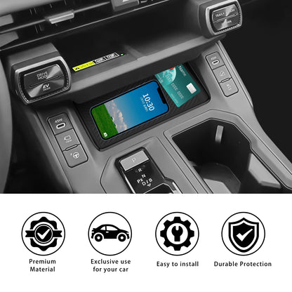 Silicone Center Console Organizer Mat Compatible for Toyota RAV4 2026 Accessories Center Console Organizer Insert Tray Silicone Gear Shift Tray