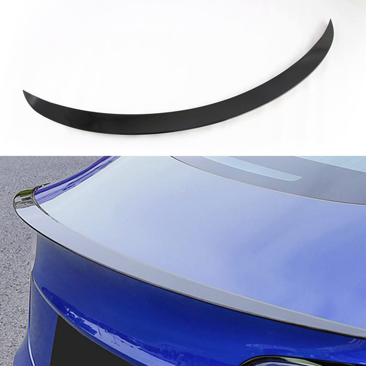 TOPABYTE Rear Spoiler Wing Lip for Model 3 2017-2023 & Model Y 2020-2024