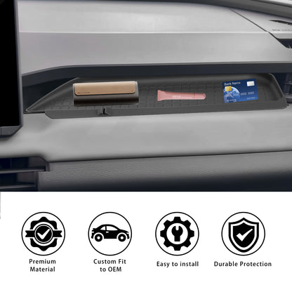 Silicone Passenger Storage Organizer Mat for Toyota RAV4 2026 Silicone Glove Box Organizer Tray Interior Compatible for RAV4 2026 Insert Accessories