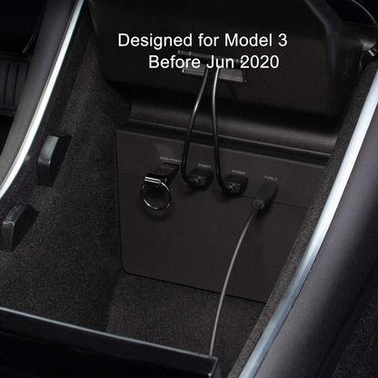 TOPABYTE 5 in 1 USB HUB for Model 3 Before 2020.06